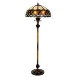 tiffany vitrazova lampa stojaca